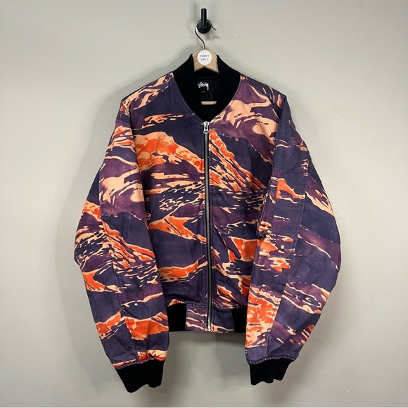 Stussy Other - Stussy Tigris Camo Bomber Jacket